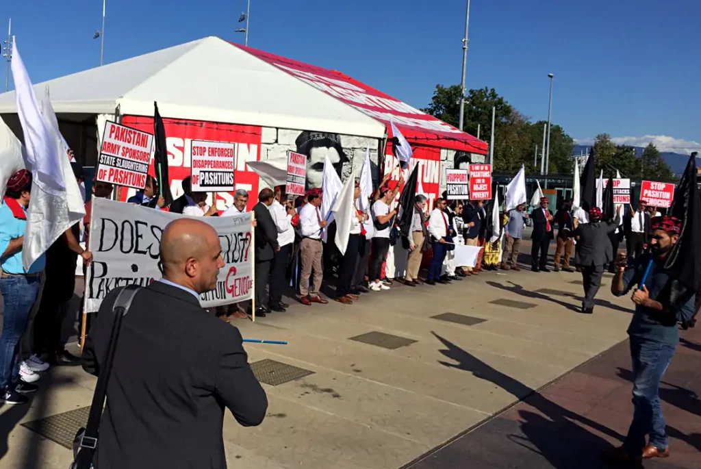 Pashtun Stage Major Anti-Pakistan Protest in Geneva