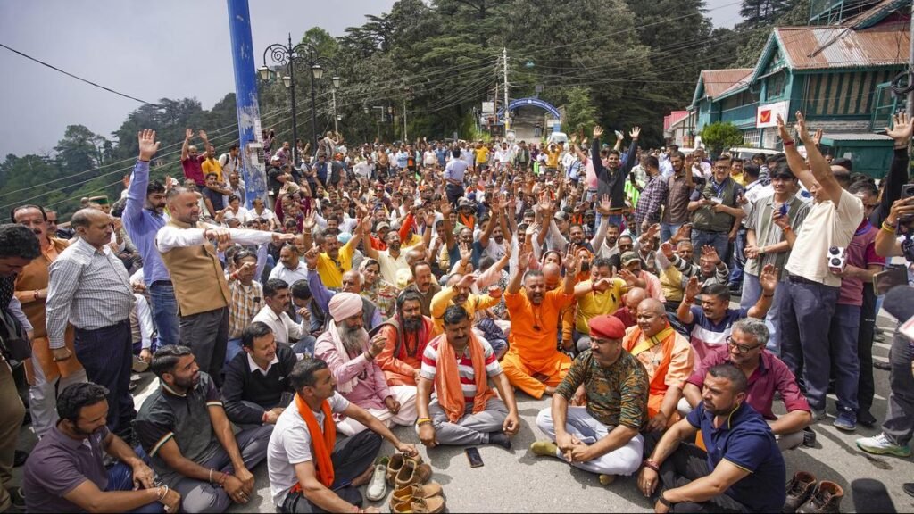 Shimla Protest Over Mosque Construction