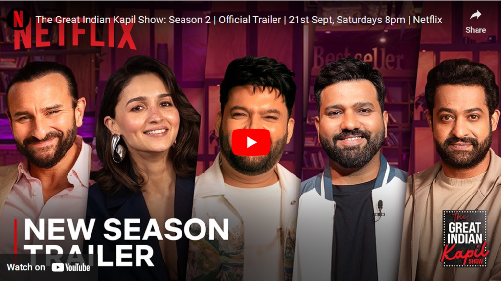 The Great Kapil Show S2: Trailer Out