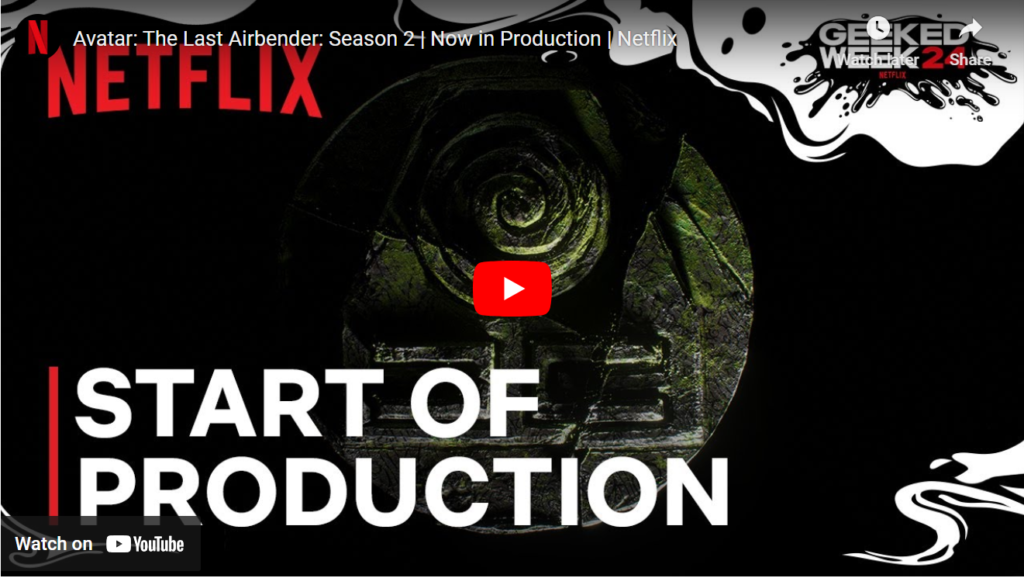 Avatar: The Last Airbender: Season 2 | Now in Production