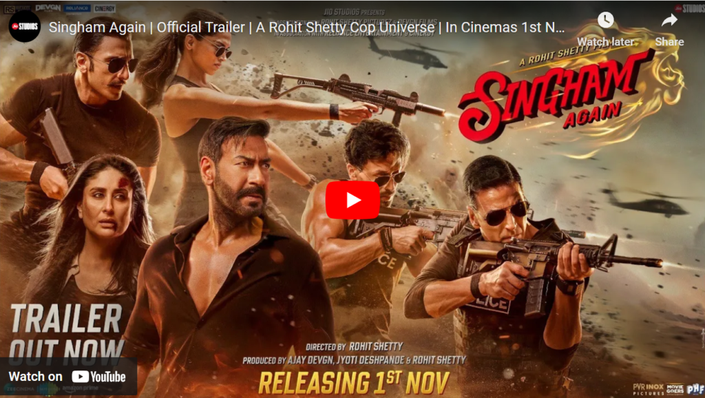 Singham Again | Official Trailer