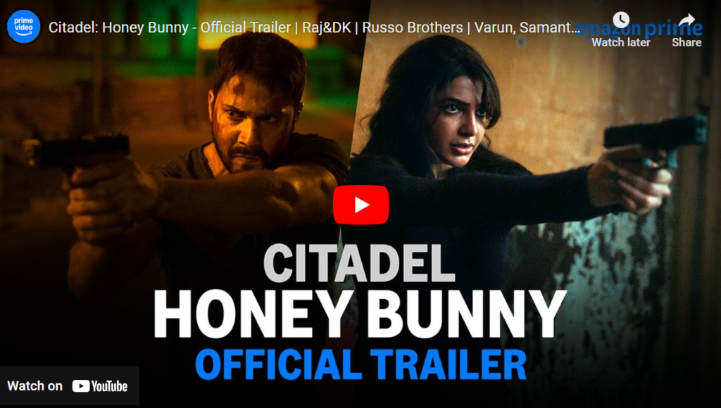 Citadel: Honey Bunny - Official Trailer